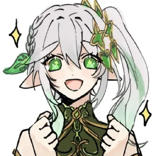 😄 emoji ♡Нахида♡Кусанали♡ Telegram sticker 1 of 23