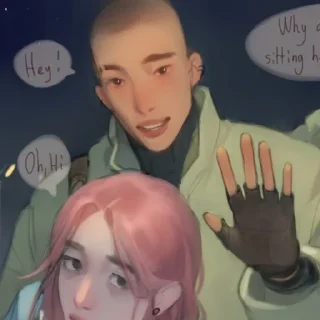 🌟 emoji Аділь та Джей Telegram sticker 21 of 116