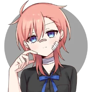 😐 emoji Касуми Telegram sticker 10 of 15