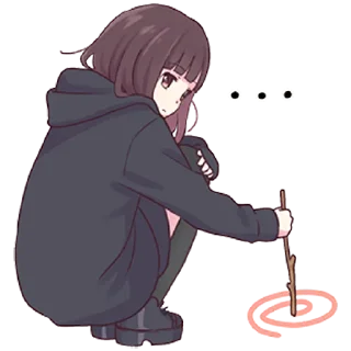 Sticker from Куруми-чан 2 @nyasticks