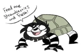 🐢 emoji creepypasta Telegram sticker 17 of 34