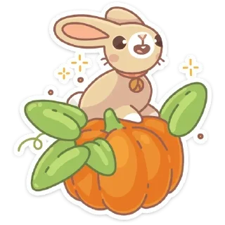 🎃 emoji bnuuy Telegram sticker 8 of 48