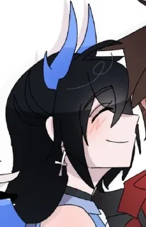 ☺ emoji 💙 Mine грешники 💙 Telegram sticker 6 of 21