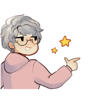 😏 emoji Минами-кун @tg_sticks Telegram sticker 24 of 33