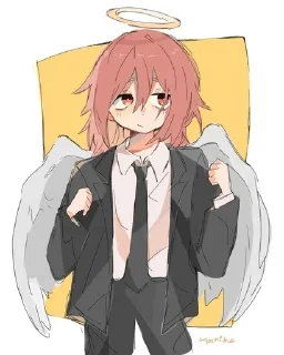 Sticker from демон ангела by:{{@yakhochuspatt}}