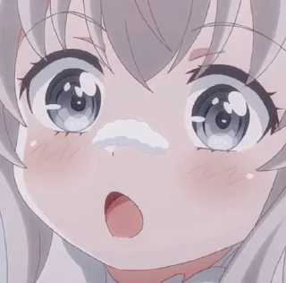 😶 emoji Anime shit Telegram sticker 17 of 40
