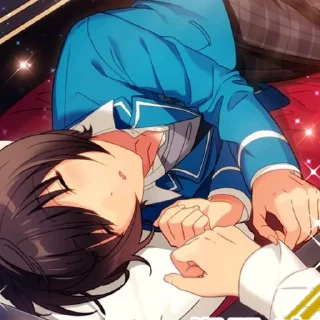 🌟 emoji !Ritsu Sakuma ◥(^ᵥᵥ^)◤ Telegram sticker 17 of 89