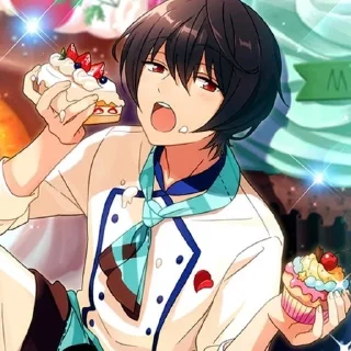 🌟 emoji !Ritsu Sakuma ◥(^ᵥᵥ^)◤ Telegram sticker 16 of 89