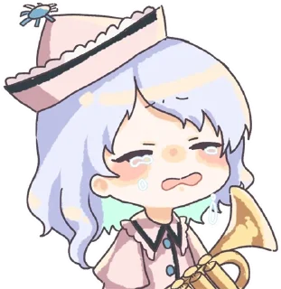 😭 emoji Crying 2hus by もこきよ (2757229) Telegram sticker 17 of 31