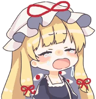 😭 emoji Crying 2hus by もこきよ (2757229) Telegram sticker 22 of 31