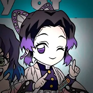 🌟 emoji ♡ - Kocho Shinobu - @Yu0Min Telegram sticker 14 of 77