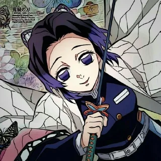 🌟 emoji ♡ - Kocho Shinobu - @Yu0Min Telegram sticker 20 of 77