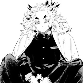 🙂 emoji 煉獄 杏寿郎 Telegram sticker 21 of 98
