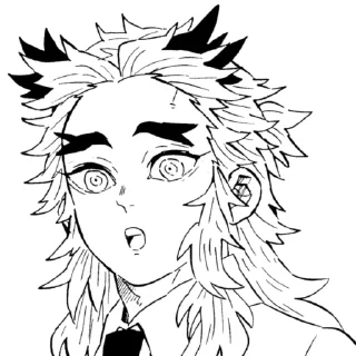 😲 emoji 煉獄 杏寿郎 Telegram sticker 5 of 98