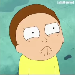 😢 emoji Morty Smith ᰔ || by @CaXxappk Telegram sticker 3 of 54