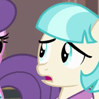 😞 emoji Coco Pommel | @MLP_AnimatedStickers Telegram sticker 8 of 17