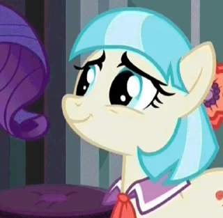 ☺️ emoji Coco Pommel | @MLP_AnimatedStickers Telegram sticker 2 of 17
