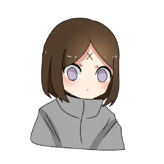 😳 emoji Ханако в стаканчике Telegram sticker 2 of 12
