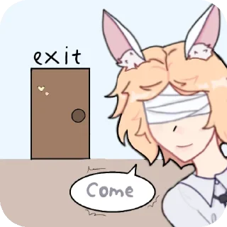🐰 emoji Стикерпак От @RIN_HAKUNOY Telegram sticker 7 of 8