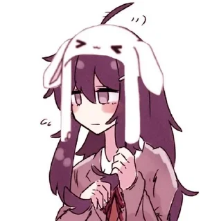 🤍 emoji JustDokiDoki Telegram sticker 20 of 77