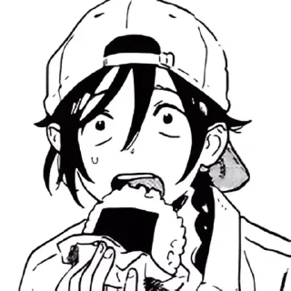 🍮 emoji ’  mio : manga ๓ @evaniwu   ♡     ˒ Telegram sticker 11 of 35