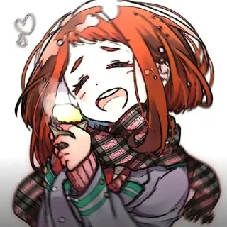 🤍 emoji Ochako Telegram sticker 7 of 10