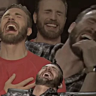 🍁 emoji Chris Evans by @sonnnime Telegram sticker 12 of 20
