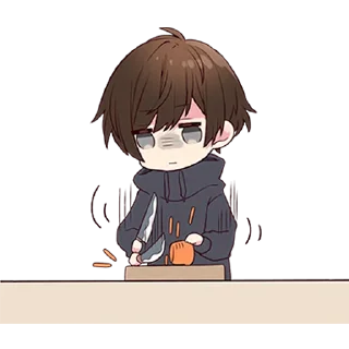 🔪 emoji Менхера-кун 2 @nyasticks Telegram sticker 13 of 26