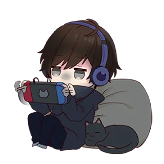 🎮 emoji Менхера-кун 2 @nyasticks Telegram sticker 16 of 26