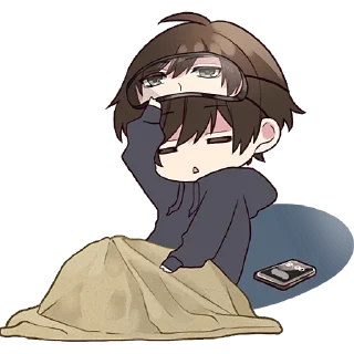 🥱 emoji Менхера-кун @Nyasticks Telegram sticker 5 of 42