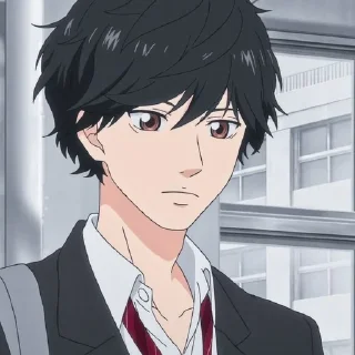 😒 emoji KOU MABUCHI @anime_sticks ✧✧✧✧✧✧✧✧ Telegram sticker 14 of 40