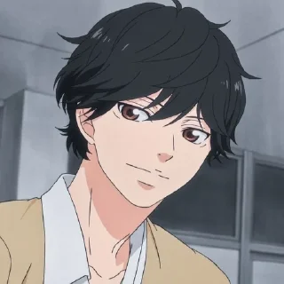 🥰 emoji KOU MABUCHI @anime_sticks ✧✧✧✧✧✧✧✧ Telegram sticker 20 of 40