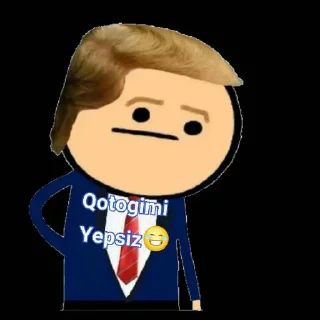 😁 emoji #SᴜXʀOʙ_MᴜRᴏD_OᴋAʟAʀɪN😁🖕🏿 Telegram sticker 16 of 16