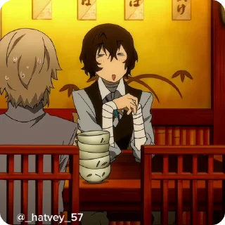 😯 emoji Dazai1 @Hatvey Telegram sticker 16 of 50