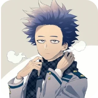 🧥 emoji Шинсо Хитоши Telegram sticker 2 of 37