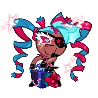 Sticker from twizzly gummy cookie
