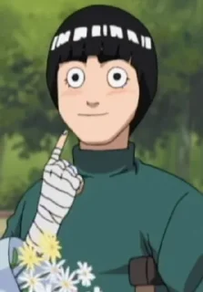 😳 emoji Rock Lee krushon Telegram sticker 11 of 89