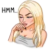 🤔 emoji Quin alena shishkova Telegram sticker 18 of 31