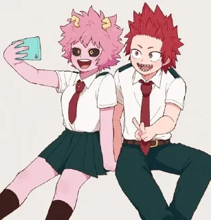 💗 emoji Kirishima and Mina Telegram sticker 22 of 54