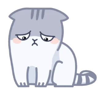 😞 emoji серый персик Telegram sticker 10 of 49