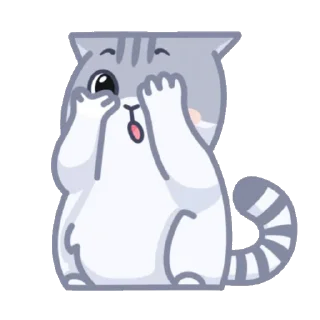 🙈 emoji серый персик Telegram sticker 22 of 49