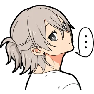😑 emoji Хаката-кун @nyasticks Telegram sticker 15 of 24