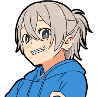 😏 emoji Хаката-кун @nyasticks Telegram sticker 14 of 24