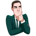 🤔 emoji H. P. Lovecraft Telegram sticker 17 of 30