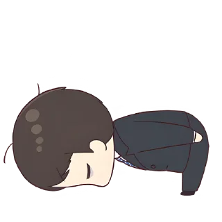 😔 emoji Деловой-кун 2 @Nyasticks Telegram sticker 9 of 41