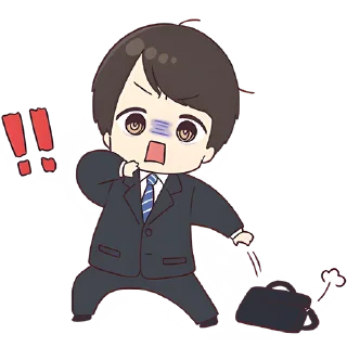😧 emoji Деловой-кун 2 @Nyasticks Telegram sticker 15 of 41