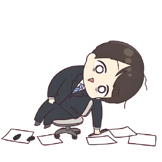 🤤 emoji Деловой-кун 2 @Nyasticks Telegram sticker 17 of 41