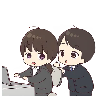 🤗 emoji Деловой-кун 2 @Nyasticks Telegram sticker 18 of 41