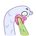 🤮 emoji Long Goose Telegram sticker 21 of 33