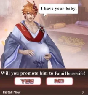 🤰 emoji Genshin memes Telegram sticker 11 of 43